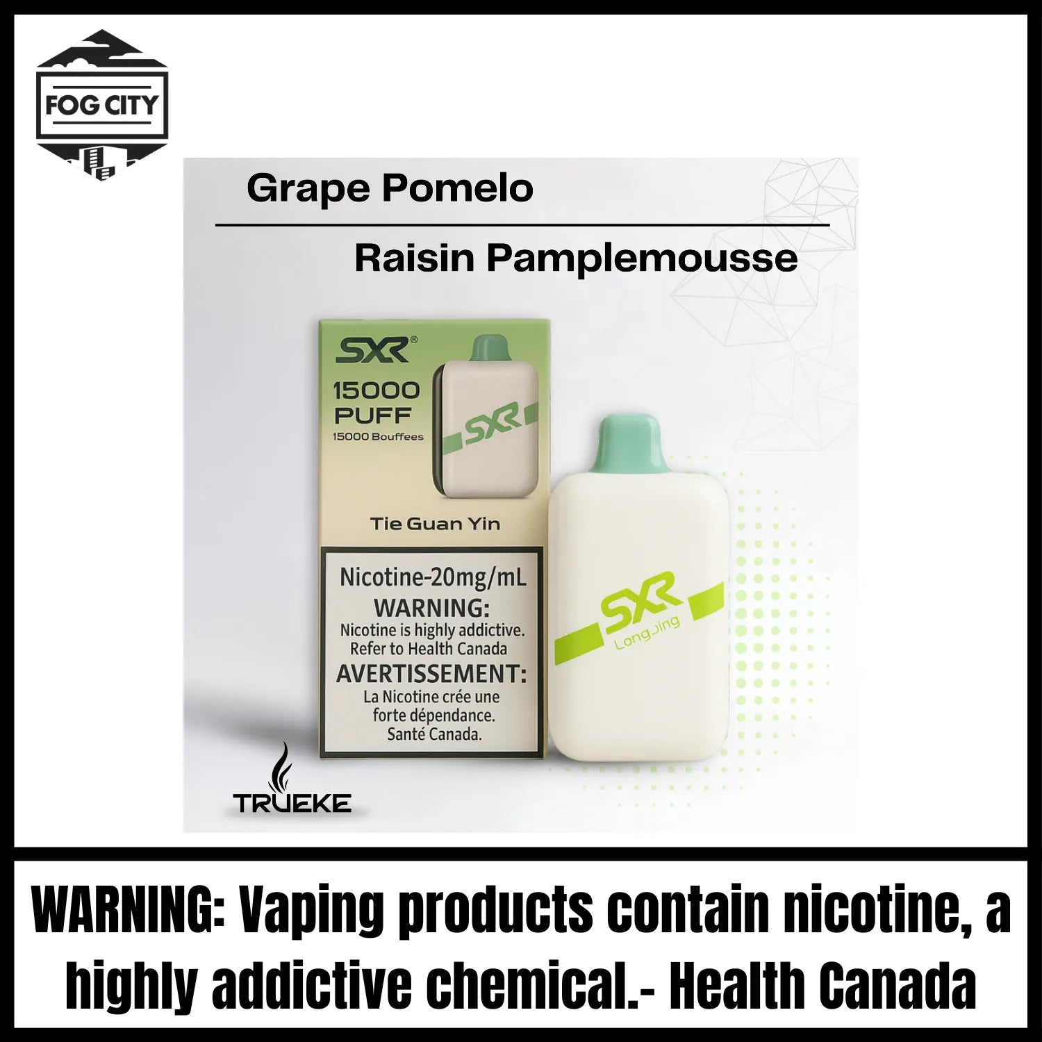 Trueke Raisin Pamplemousse Disposable