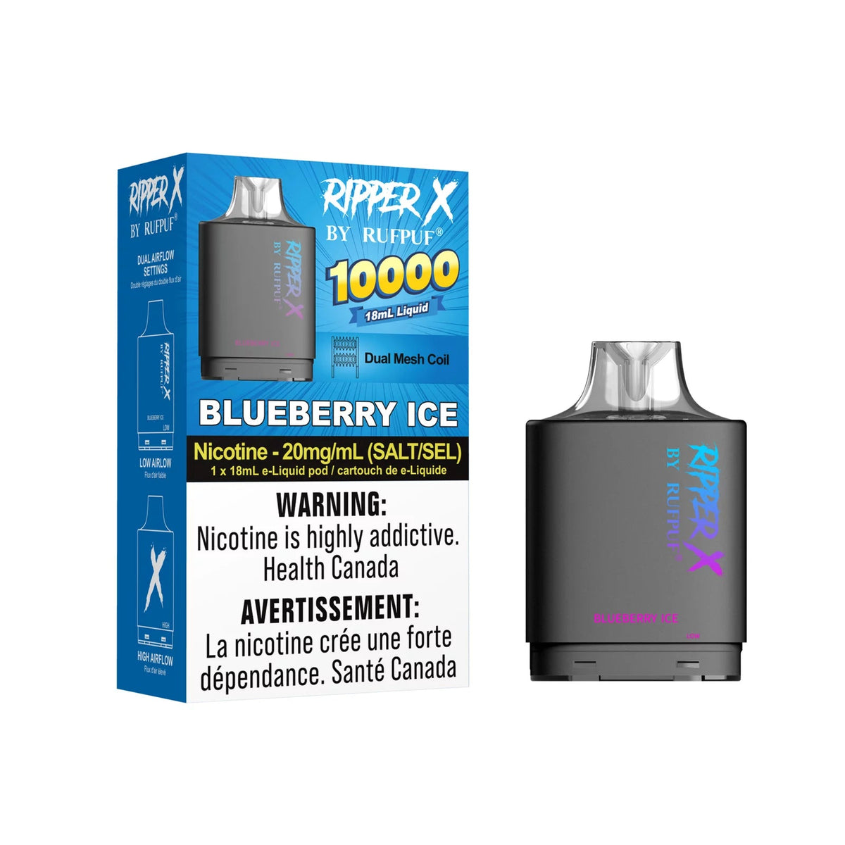 RufPuf Blueberry Ice--Fog City Vape