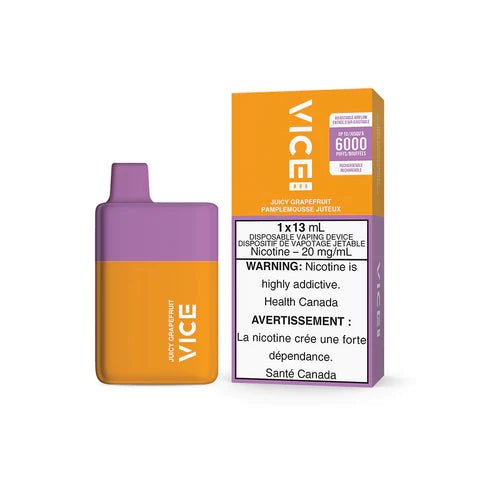 VICE BOX-Disposable(INCLUDES EXCISE TAX-6000 puffs) 2%-20mg/ml - Fog City VapeVICE