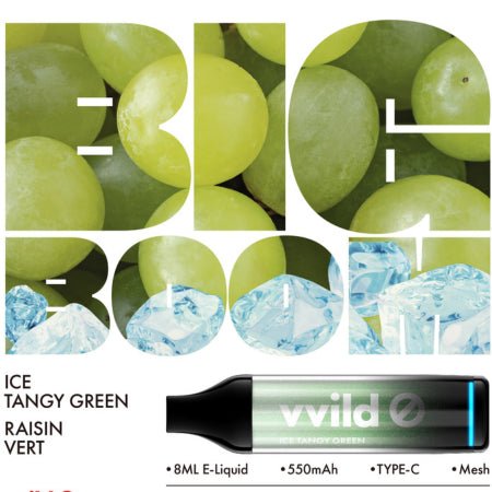 Vvild Ice Tangy Green--Fog City Vape